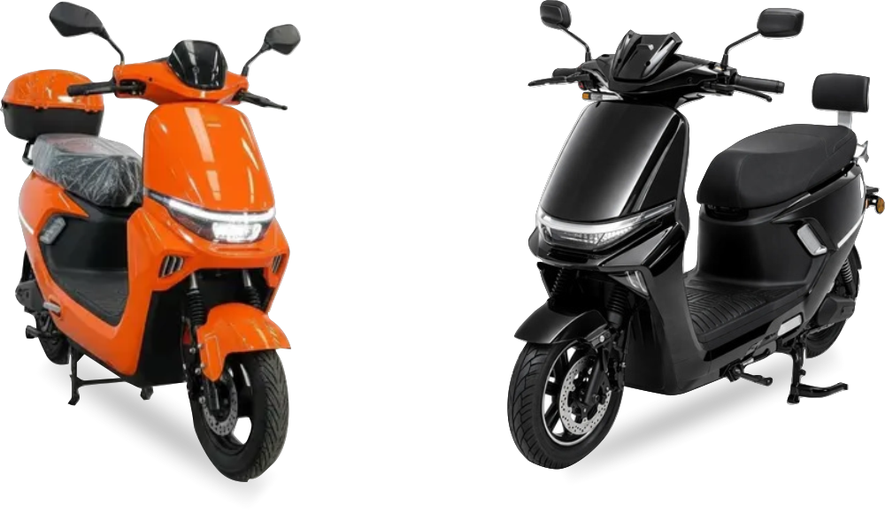 Scooter elétrica Aura G12 vista lateral